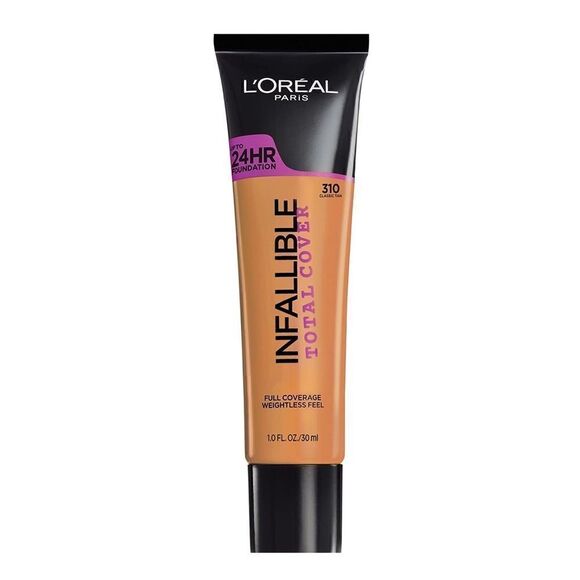 5/$25 SALE L'OREAL PARIS Infallible Total Cover Foundation 310 30 ml - Picture 2 of 6